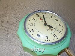General Electric / Telechron Hostess Wall Clock Ab454 Runs & Keeps Time