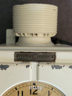 General Electric Telechron Refrigerator Clock VTG GE with Cord USA NOT WORKING