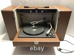 General Electric Trimline 400 Stereo, Vintage Portable Record Player, T441