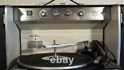 General Electric Trimline 500 Stereo, Vintage Portable Record Player, 1970's