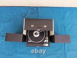 General Electric Trimline 500 Stereo, Vintage Portable Record Player, 1970's