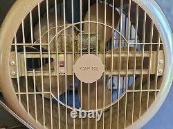 General Electric VINTAGE Empire Dual Purpose Desk Adjustable Window Fan IN BOX