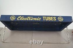 General Electric Vacuum Tube Caddy Carrying Case Advertising Repair vtg 60s