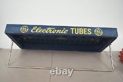 General Electric Vacuum Tube Caddy Carrying Case Advertising Repair vtg 60s