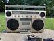 General Electric Vintage Boombox Model No. 3-5257a Read