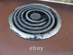 General Electric Vintage Brown Cooktop Cook Top Stove Range 4 Burner Unknown Con