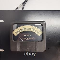 General Electric Vintage Rack Mount AC Volts Meter- Working