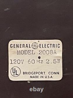 General Electric Vtg Industrial School Office Wall Clock Model 2008a & Video