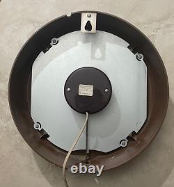 General Electric Vtg Industrial School Office Wall Clock Model 2008a & Video