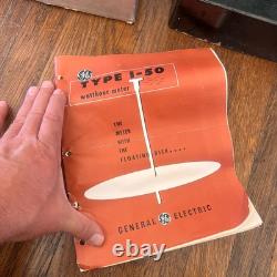 General Electric Watthour Meter Electricity Vtg NOS I-50-S 1948 1940s In Box General Electric Watthour Meter Electricity Vtg NOS I-50-S 1948 1940s In Box