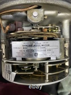 General Electric Watthour Polyphase GE Demand Meter Dm-14 Oval Vintage As Is
