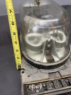 General Electric Watthour Polyphase GE Demand Meter Dm-14 Oval Vintage As Is