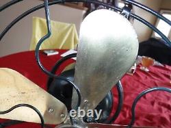 General Electric Whiz Brass Blade Fan (working)