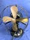 General Electric Whiz Oscillating Fan 9-inch Brass Blades, Works! See Video