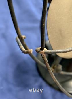 General Electric Whiz Oscillating Fan 9-Inch Brass Blades, Works! SEE VIDEO