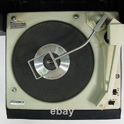 General Electric Wildcat Vintage GE Turntable Portable Record Player Radio WORKS