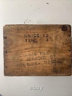 General Electric Wooden Oil Crate 1 Gallon Size