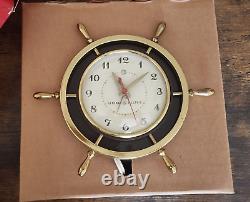 General Electric Yachtsman Brown Vintage Electric Clock 7HB167