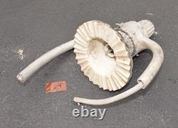 General Electric street lamp ceramic shade vintage GE collectible light parts L3