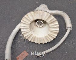 General Electric street lamp ceramic shade vintage GE collectible light parts L3