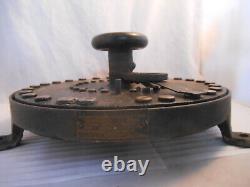 Huge Steampunk Antique 12'' General Electric Cast Iron/Slate Electrical Rheostat