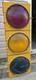 Huge Vintage General Electric Traffic Light Stop & Go Light 3 Light 42 Tall