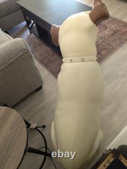 LARGE Vintage RCA Victor Nipper Blow Mold 36 tall made General Electric c 1970