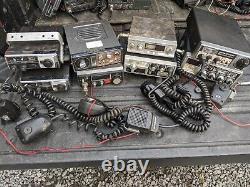 LOT OF 7 Vintage Sharp and General Electric GE CB Radios