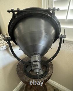 Large Restored General Electric Nautical Spot Light Ship Search Light