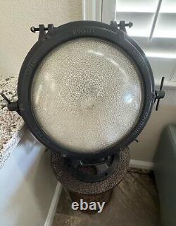 Large Restored General Electric Nautical Spot Light Ship Search Light