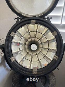 Large Restored General Electric Nautical Spot Light Ship Search Light