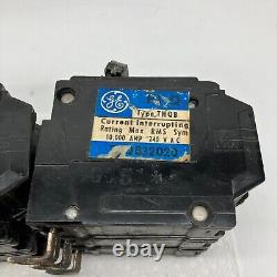 Lot Of 9 Vintage General Electric Breaker HI-Q Type THQB32020 THQB