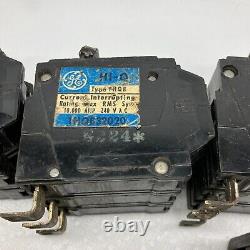 Lot Of 9 Vintage General Electric Breaker HI-Q Type THQB32020 THQB