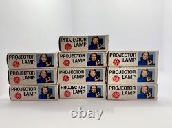 Lot of 10 GE CAL Projector Lamps 120V 300W NOS Vintage General Electric