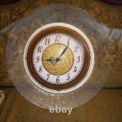 MCM General Electric Glass Wall Clock Unique And Rare