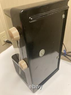 MCM VTG General Electric GE AM Bakelite Tube Radio Model # 412 Art Deco PROP