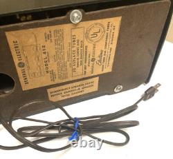 MCM VTG General Electric GE AM Bakelite Tube Radio Model # 412 Art Deco PROP