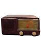 Mcm Vintage 1950s Ge General Electric Model 400 Purple Bakelite Tube Radio Read