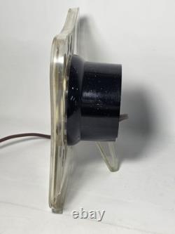 MCM Vintage General Electric Telechron 2H100 Desk/Wall Clock WORKS (B3)