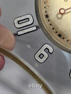 MCM Vintage General Electric Telechron 2H100 Desk/Wall Clock WORKS (B3)