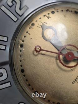 MCM Vintage General Electric Telechron 2H100 Desk/Wall Clock WORKS (B3)