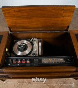 Mid Century Modern Stereo Console Record Player General Electric Radio Audio Mcm