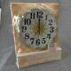 New Nos Vintage General Electric Ge Kitchen Wall Clock Flower #2197 Avacado