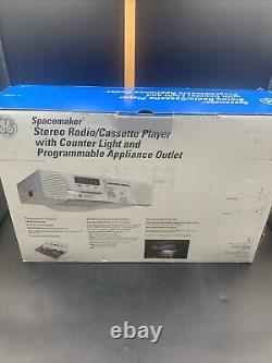 NEW Open Box Vtg 1995 GE Spacemaker 7-4287 Radio Cassette Player Under Cabinet