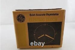 NEW Vtg General Electric GE White Marble Case 7360 Electric Alarm Clock 6X4