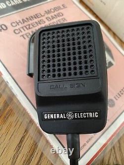 NOS General Electric GE 3-5814 40 Channel CB radio withbox vintage 70's