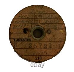 NOS General Electric Vintage Tungsten Fine Wire 0.0005 Diameter 3500 meters