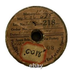 NOS General Electric Vintage Tungsten Fine Wire 0.0018 Diameter 1315 meters