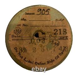 NOS General Electric Vintage Tungsten Fine Wire 0.003 Diameter 907 Meters
