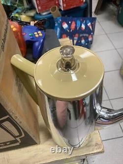 NOS New Vintage 60's General Electric GE 9 Cup Percolator Coffee maker P15 Gold